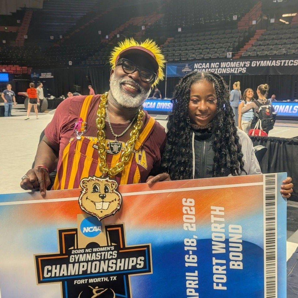 Teryn and family at NCAA Championships in Fort Worth